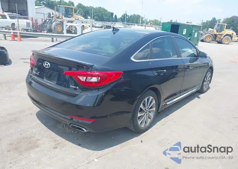 2016 Hyundai Sonata Sport z USA, uszkodzony, nr VIN 5NPE34AF2GH270691